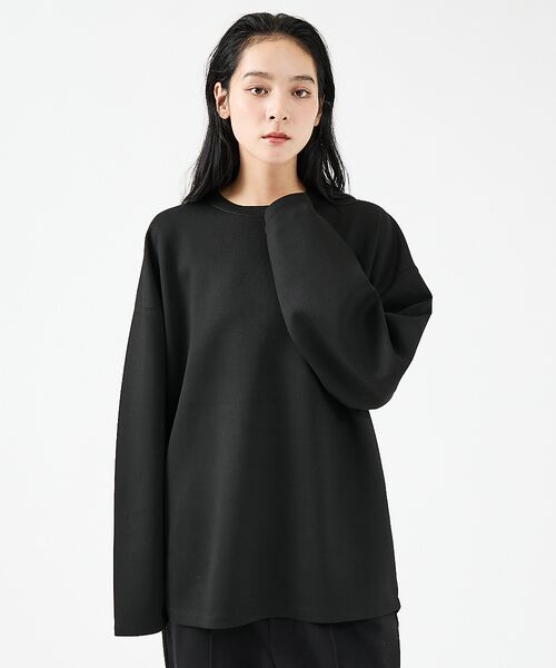 ABAHOUSE / アバハウス Tシャツ | 【FORTUNA/フォルトゥナ】ECOTECコクーンシルエットロングTシャツ/ユ | 詳細14