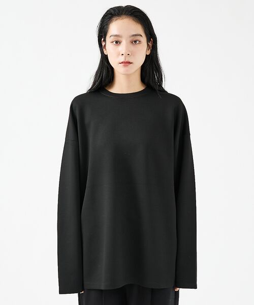ABAHOUSE / アバハウス Tシャツ | 【FORTUNA/フォルトゥナ】ECOTECコクーンシルエットロングTシャツ/ユ | 詳細15