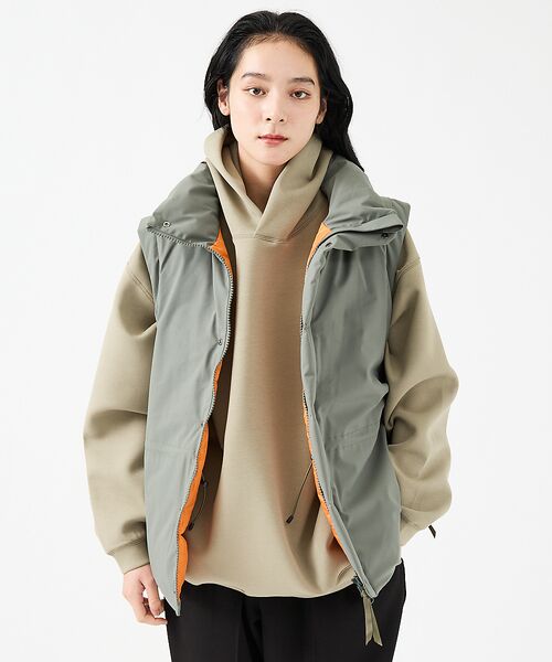 ABAHOUSE / アバハウス ダウンジャケット・ベスト | 【FORTUNA/フォルトゥナ】ダウンベスト/ファイバーダウンベスト/配色/ユニ | 詳細2