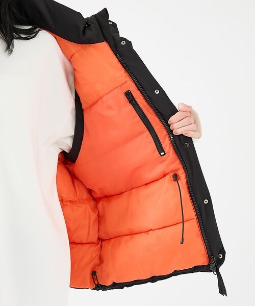 ABAHOUSE / アバハウス ダウンジャケット・ベスト | 【FORTUNA/フォルトゥナ】ダウンベスト/ファイバーダウンベスト/配色/ユニ | 詳細17