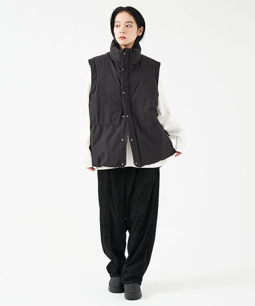 ABAHOUSE / アバハウス ダウンジャケット・ベスト | 【FORTUNA/フォルトゥナ】ダウンベスト/ファイバーダウンベスト/配色/ユニ | 詳細9