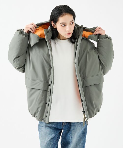 ABAHOUSE / アバハウス ダウンジャケット・ベスト | 【FORTUNA/フォルトゥナ】ダウンパーカー/MA-1配色/高機能/エコダウン | 詳細17