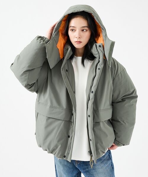 ABAHOUSE / アバハウス ダウンジャケット・ベスト | 【FORTUNA/フォルトゥナ】ダウンパーカー/MA-1配色/高機能/エコダウン | 詳細18