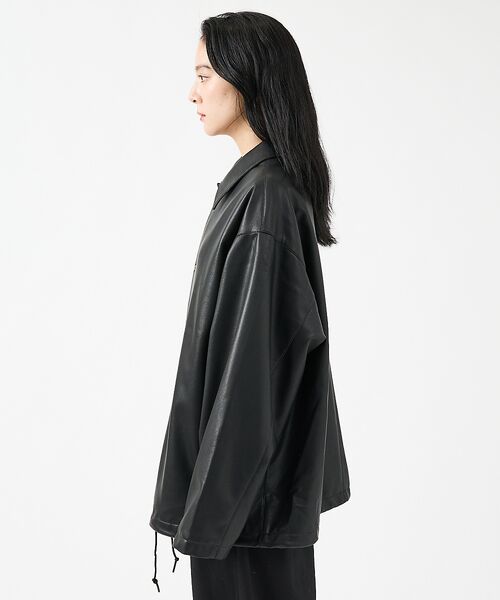 ABAHOUSE / アバハウス その他アウター | 【FORTUNA/フォルトゥナ】ECOラムレザーコーチジャケット/コーチジャケッ | 詳細11