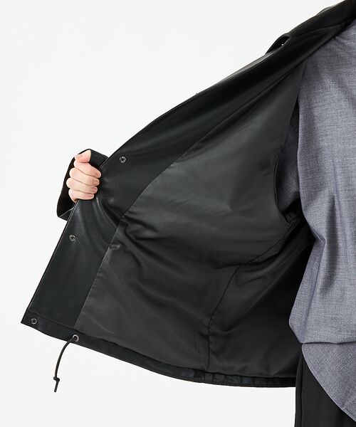 ABAHOUSE / アバハウス その他アウター | 【FORTUNA/フォルトゥナ】ECOラムレザーコーチジャケット/コーチジャケッ | 詳細17
