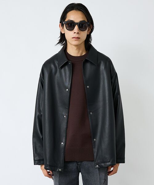 ABAHOUSE / アバハウス その他アウター | 【FORTUNA/フォルトゥナ】ECOラムレザーコーチジャケット/コーチジャケッ | 詳細19
