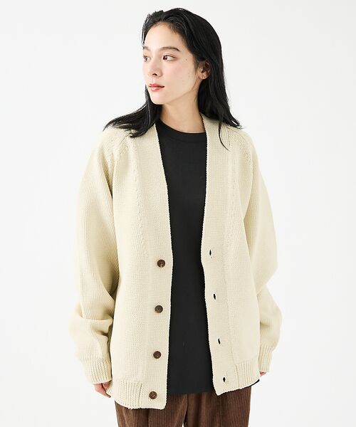 ABAHOUSE / アバハウス カーディガン・ボレロ | 【FORTUNA/フォルトゥナ】ECOTEC-Knit /オーバーサイズ カーデ | 詳細2