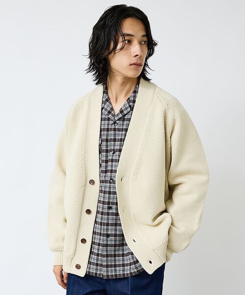 ABAHOUSE / アバハウス カーディガン・ボレロ | 【FORTUNA/フォルトゥナ】ECOTEC-Knit /オーバーサイズ カーデ | 詳細4