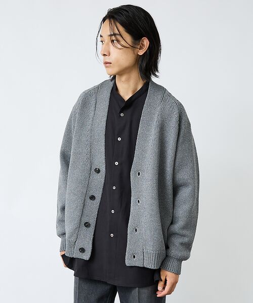 ABAHOUSE / アバハウス カーディガン・ボレロ | 【FORTUNA/フォルトゥナ】ECOTEC-Knit /オーバーサイズ カーデ | 詳細15