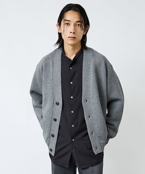ABAHOUSE / アバハウス カーディガン・ボレロ | 【FORTUNA/フォルトゥナ】ECOTEC-Knit /オーバーサイズ カーデ | 詳細16