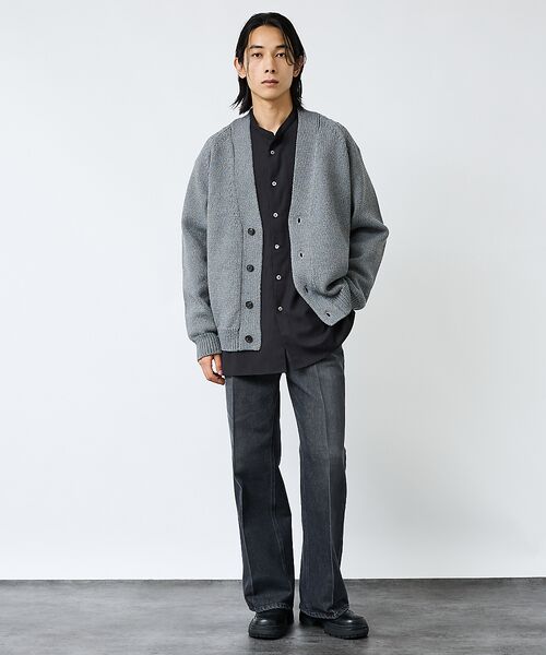ABAHOUSE / アバハウス カーディガン・ボレロ | 【FORTUNA/フォルトゥナ】ECOTEC-Knit /オーバーサイズ カーデ | 詳細18