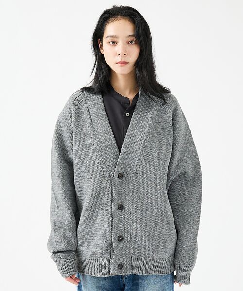ABAHOUSE / アバハウス カーディガン・ボレロ | 【FORTUNA/フォルトゥナ】ECOTEC-Knit /オーバーサイズ カーデ | 詳細9
