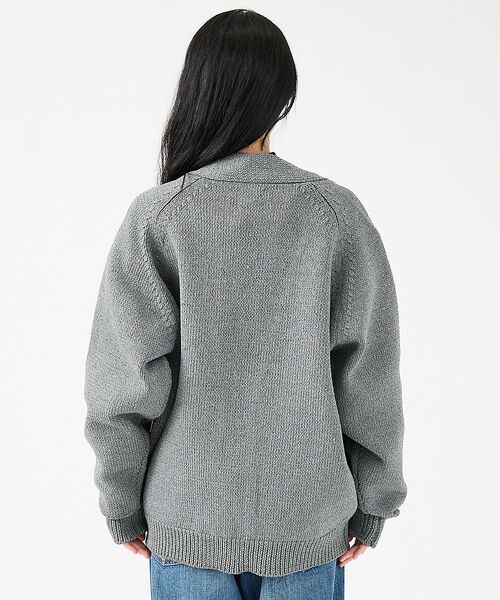 ABAHOUSE / アバハウス カーディガン・ボレロ | 【FORTUNA/フォルトゥナ】ECOTEC-Knit /オーバーサイズ カーデ | 詳細11