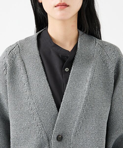 ABAHOUSE / アバハウス カーディガン・ボレロ | 【FORTUNA/フォルトゥナ】ECOTEC-Knit /オーバーサイズ カーデ | 詳細12