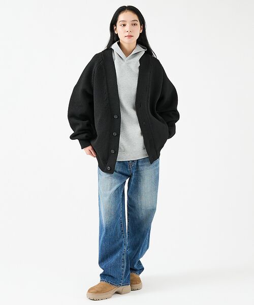 ABAHOUSE / アバハウス カーディガン・ボレロ | 【FORTUNA/フォルトゥナ】ECOTEC-Knit /オーバーサイズ カーデ | 詳細19