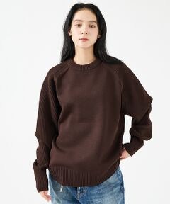 ABAHOUSE / アバハウス ニット・セーター | 【FORTUNA/フォルトゥナ】ECOTEC-Knit イージーケア ウォッシャ