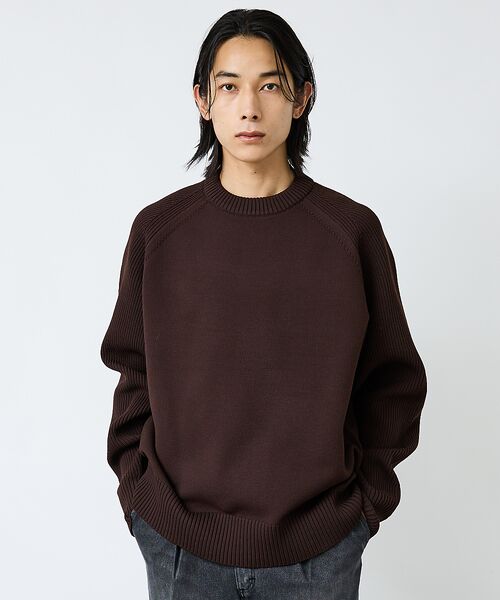 ABAHOUSE / アバハウス ニット・セーター | 【FORTUNA/フォルトゥナ】ECOTEC-Knit イージーケア ウォッシャ | 詳細6