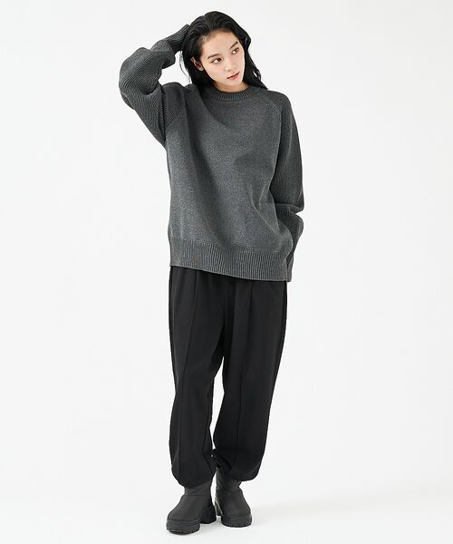 ABAHOUSE / アバハウス ニット・セーター | 【FORTUNA/フォルトゥナ】ECOTEC-Knit イージーケア ウォッシャ | 詳細7