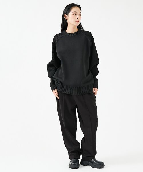 ABAHOUSE / アバハウス ニット・セーター | 【FORTUNA/フォルトゥナ】ECOTEC-Knit イージーケア ウォッシャ | 詳細18