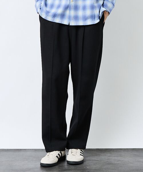 ABAHOUSE / アバハウス スラックス・ドレスパンツ | 【FORTUNA/フォルトゥナ】ツイルカットソーイージースラックス/スウェットパ | 詳細8