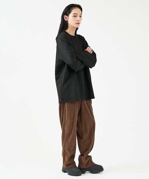 ABAHOUSE / アバハウス パンツ | 【FORTUNA/フォルトゥナ】ECOTECコーデュロイEASYパンツ/ユニセッ | 詳細3