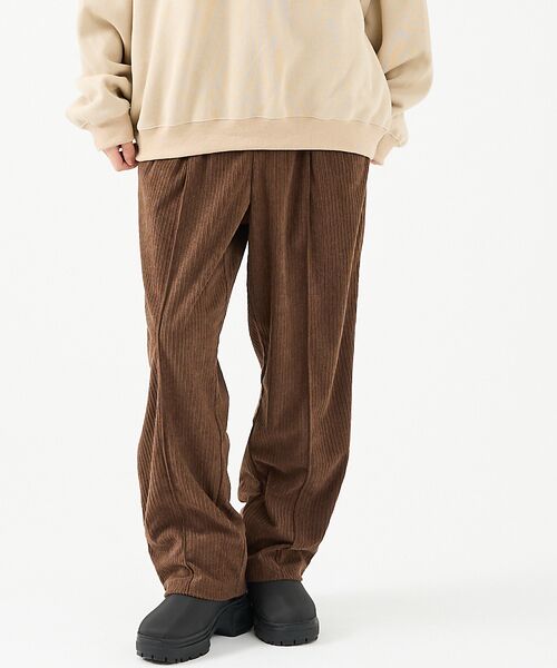 ABAHOUSE / アバハウス パンツ | 【FORTUNA/フォルトゥナ】ECOTECコーデュロイEASYパンツ/ユニセッ | 詳細5