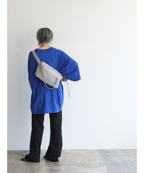 ABAHOUSE / アバハウス メッセンジャーバッグ・ウエストポーチ | 【cheek / チーク】studs body bag/ショルダーバッグ/ユニセ | 詳細5