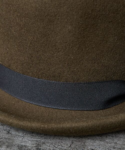 ABAHOUSE / アバハウス ハット | 【RUBEN/ルーベン】BASIC BOWLER FELT HAT/ベーシックボ | 詳細8