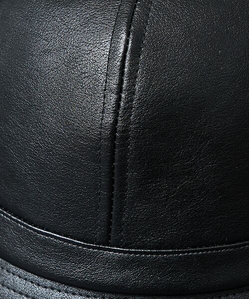 ABAHOUSE / アバハウス ハット | 【RUBEN/ルーベン】FAKE LEATHER METRO HAT/フェイクレ | 詳細5