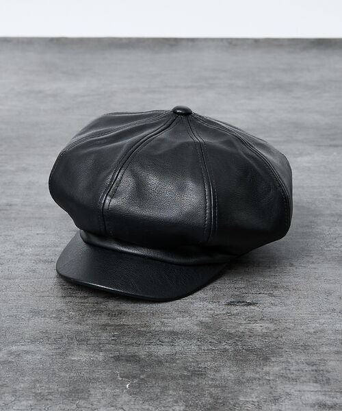 ABAHOUSE / アバハウス ハット | 【RUBEN/ルーベン】FAKE LEATHER CASKET/フェイクレザーキ | 詳細1
