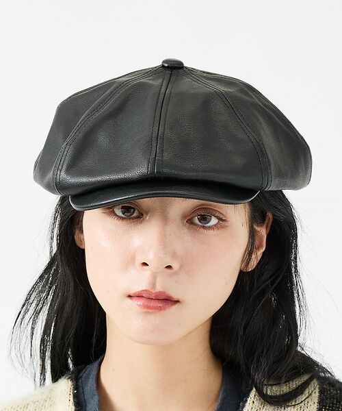 ABAHOUSE / アバハウス ハット | 【RUBEN/ルーベン】FAKE LEATHER CASKET/フェイクレザーキ | 詳細7