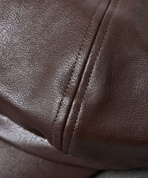 ABAHOUSE / アバハウス ハット | 【RUBEN/ルーベン】FAKE LEATHER CASKET/フェイクレザーキ | 詳細9