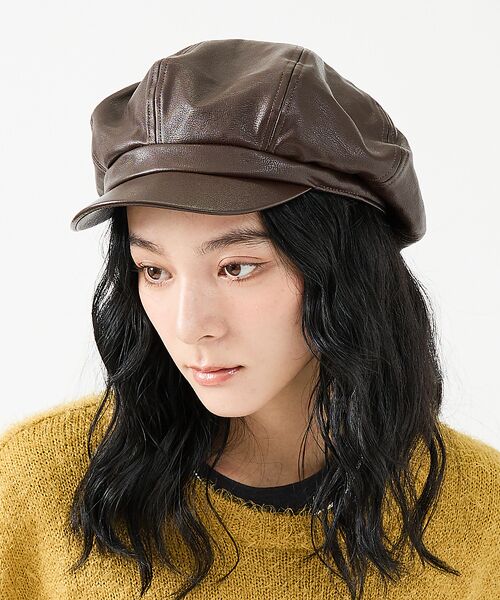 ABAHOUSE / アバハウス ハット | 【RUBEN/ルーベン】FAKE LEATHER CASKET/フェイクレザーキ | 詳細11