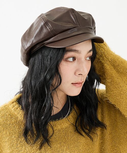 ABAHOUSE / アバハウス ハット | 【RUBEN/ルーベン】FAKE LEATHER CASKET/フェイクレザーキ | 詳細12