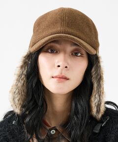 ABAHOUSE / アバハウス ハット | 【RUBEN/ルーベン】WOOL LIKED EARCOVE CAP/ウールライ