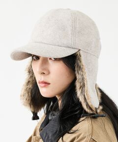 ABAHOUSE / アバハウス ハット | 【RUBEN/ルーベン】WOOL LIKED EARCOVE CAP/ウールライ
