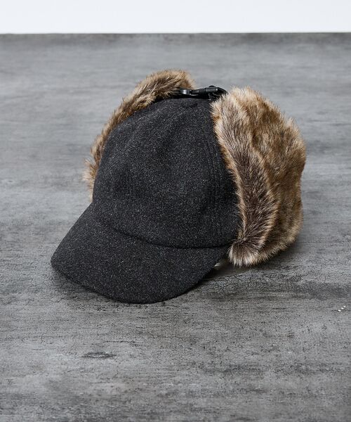 ABAHOUSE / アバハウス ハット | 【RUBEN/ルーベン】WOOL LIKED EARCOVE CAP/ウールライ | 詳細1