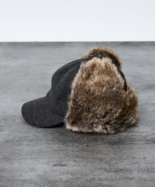 ABAHOUSE / アバハウス ハット | 【RUBEN/ルーベン】WOOL LIKED EARCOVE CAP/ウールライ | 詳細2