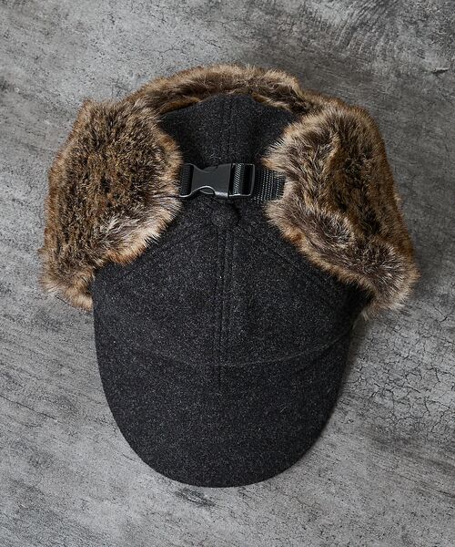 ABAHOUSE / アバハウス ハット | 【RUBEN/ルーベン】WOOL LIKED EARCOVE CAP/ウールライ | 詳細4