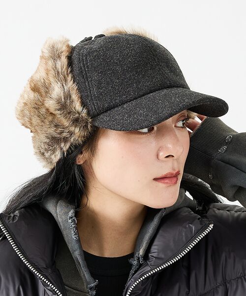 ABAHOUSE / アバハウス ハット | 【RUBEN/ルーベン】WOOL LIKED EARCOVE CAP/ウールライ | 詳細7