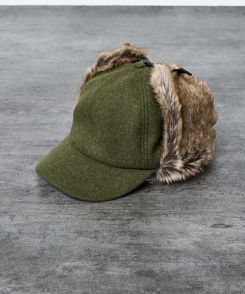 ABAHOUSE / アバハウス ハット | 【RUBEN/ルーベン】WOOL LIKED EARCOVE CAP/ウールライ | 詳細12