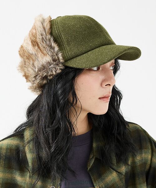 ABAHOUSE / アバハウス ハット | 【RUBEN/ルーベン】WOOL LIKED EARCOVE CAP/ウールライ | 詳細14