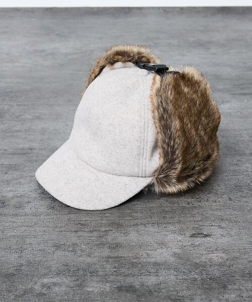 ABAHOUSE / アバハウス ハット | 【RUBEN/ルーベン】WOOL LIKED EARCOVE CAP/ウールライ | 詳細15
