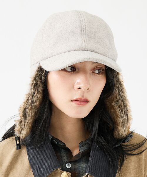 ABAHOUSE / アバハウス ハット | 【RUBEN/ルーベン】WOOL LIKED EARCOVE CAP/ウールライ | 詳細17