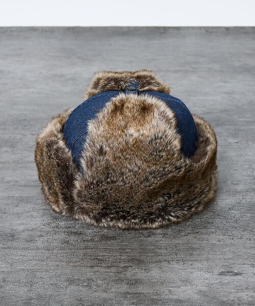 ABAHOUSE / アバハウス ハット | 【RUBEN/ルーベン】DENIM FLYGHT CAP/デニムフライトキャップ | 詳細9