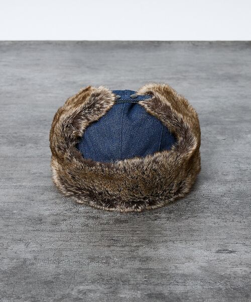 ABAHOUSE / アバハウス ハット | 【RUBEN/ルーベン】DENIM FLYGHT CAP/デニムフライトキャップ | 詳細10