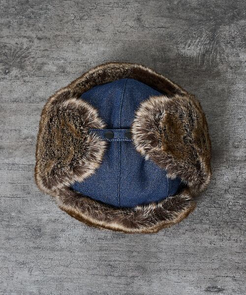 ABAHOUSE / アバハウス ハット | 【RUBEN/ルーベン】DENIM FLYGHT CAP/デニムフライトキャップ | 詳細11