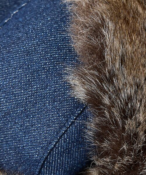 ABAHOUSE / アバハウス ハット | 【RUBEN/ルーベン】DENIM FLYGHT CAP/デニムフライトキャップ | 詳細14