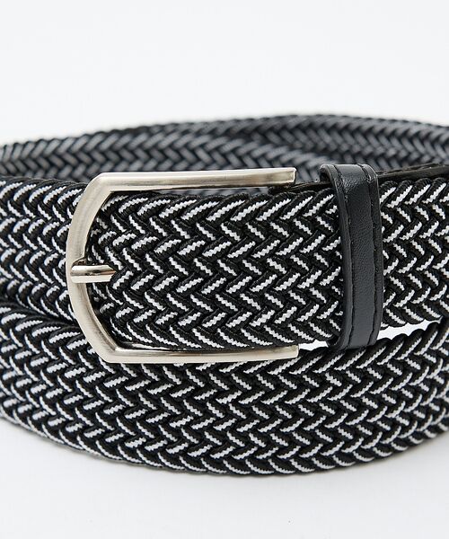 ABAHOUSE / アバハウス ベルト・サスペンダー | 【伸縮 / フリーサイズ】ゴムメッシュ ストレッチ ベルト | 詳細20