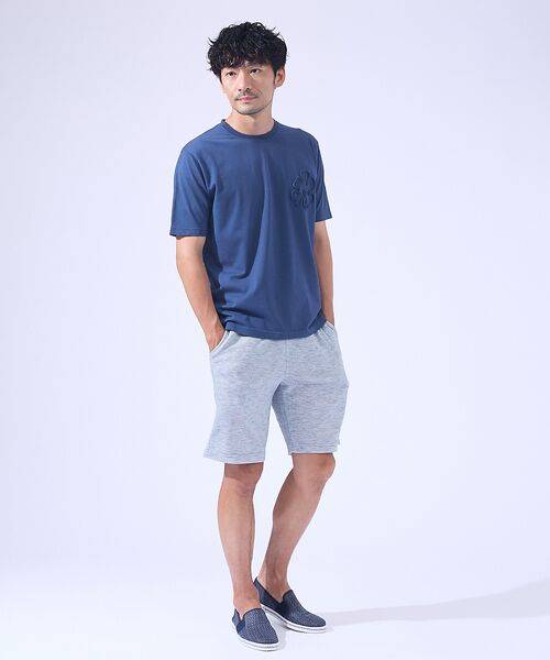 ABAHOUSE / アバハウス ショート・ハーフ・半端丈パンツ | 【セットアップ対応】バーズアイ イージー ショーツ | 詳細2